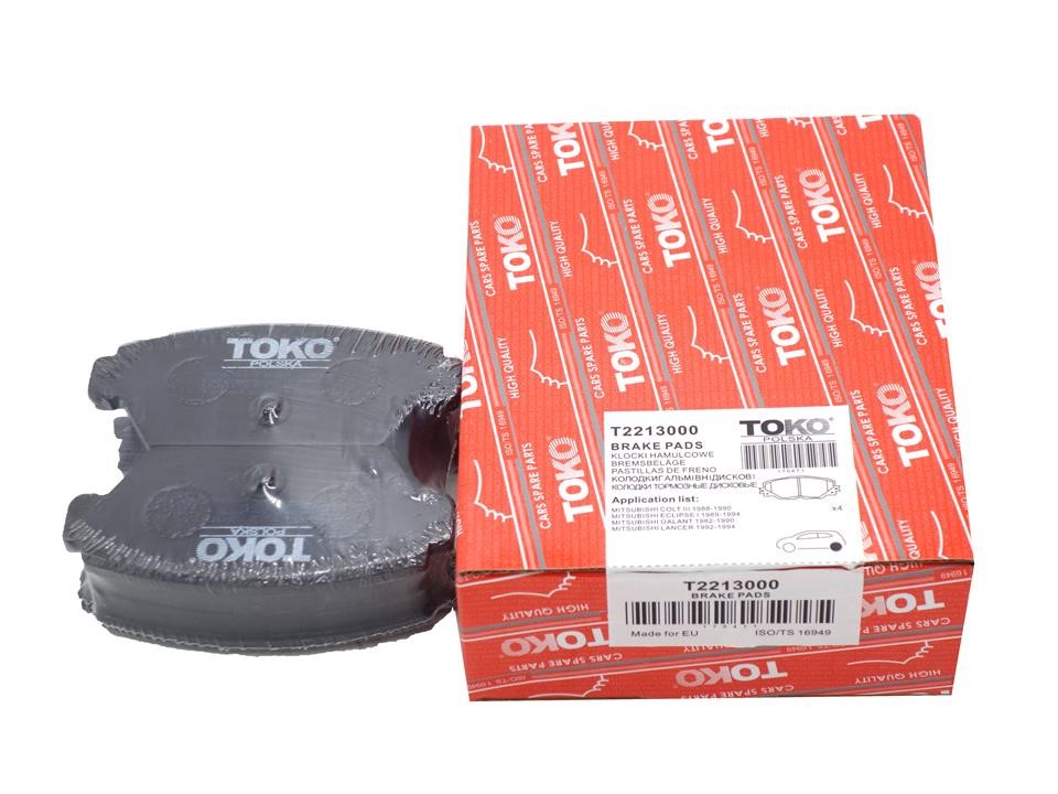 Toko T2213000 Rear disc brake pads, set T2213000
