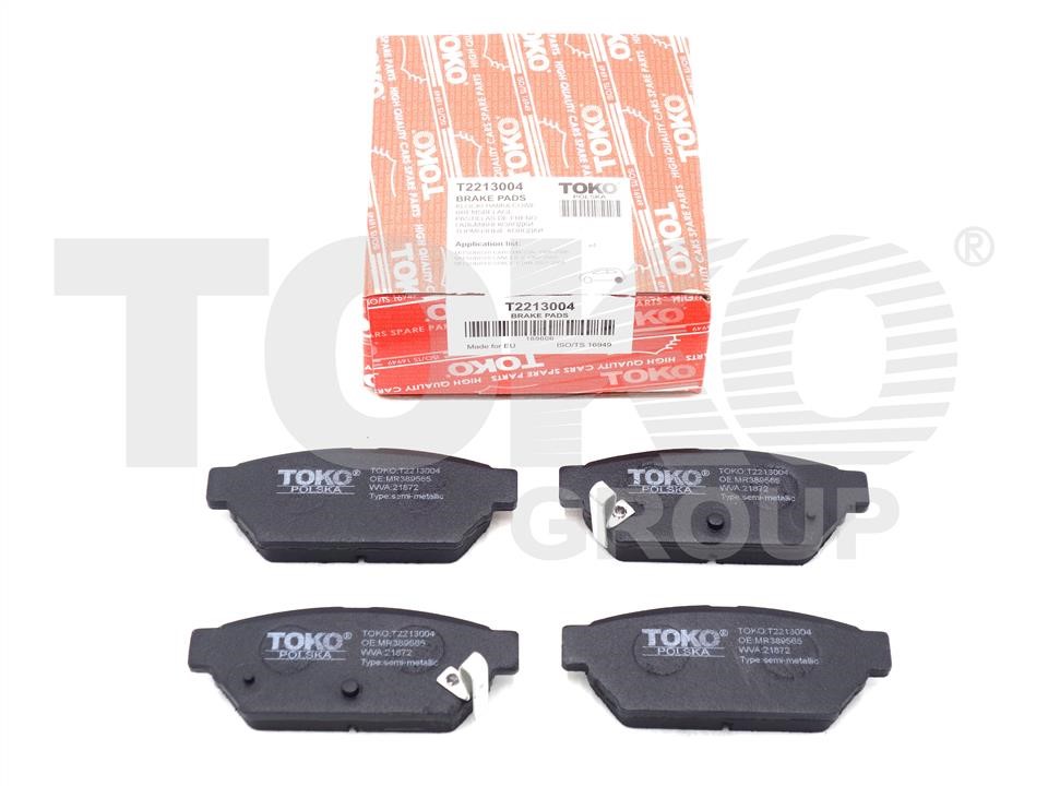 Toko T2213004 Rear disc brake pads, set T2213004