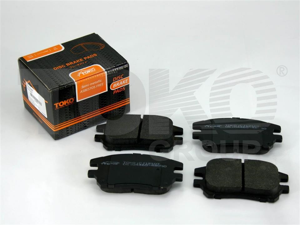 Toko T2115107 MK Front disc brake pads, set T2115107MK