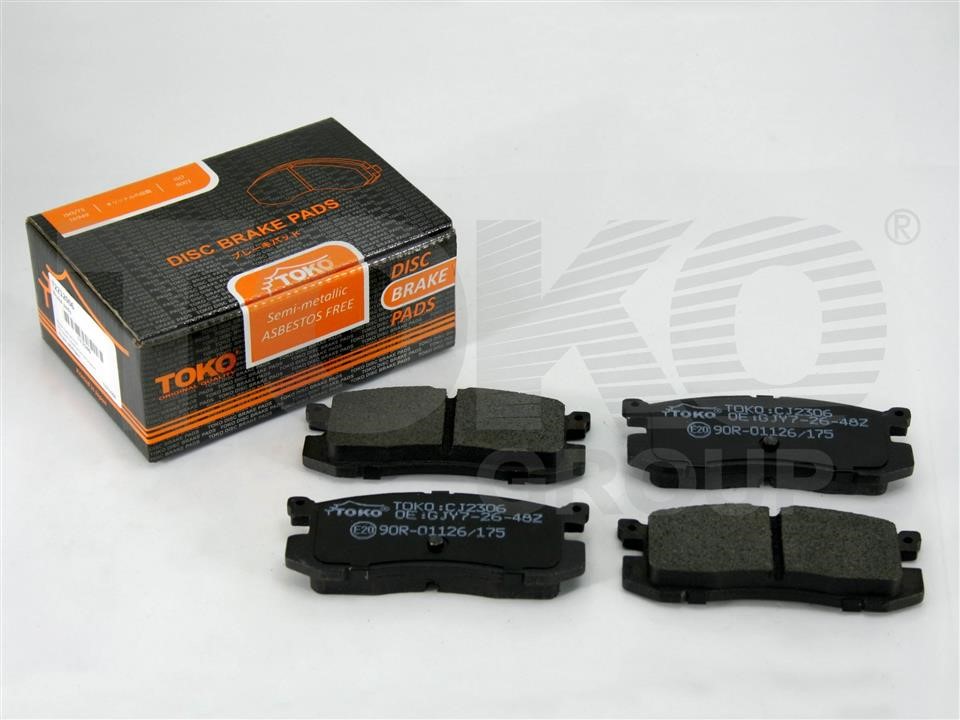 Toko CJ2-306LD Rear disc brake pads, set CJ2306LD