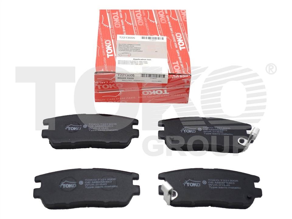 Toko T2213005 Rear disc brake pads, set T2213005