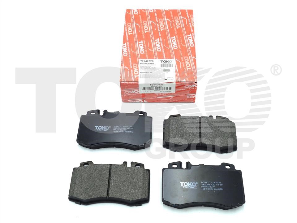 Toko T2142026 Front disc brake pads, set T2142026