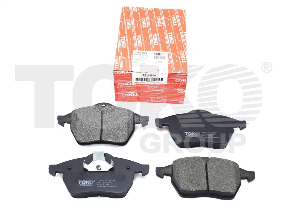 Toko T2143004 Front disc brake pads, set T2143004