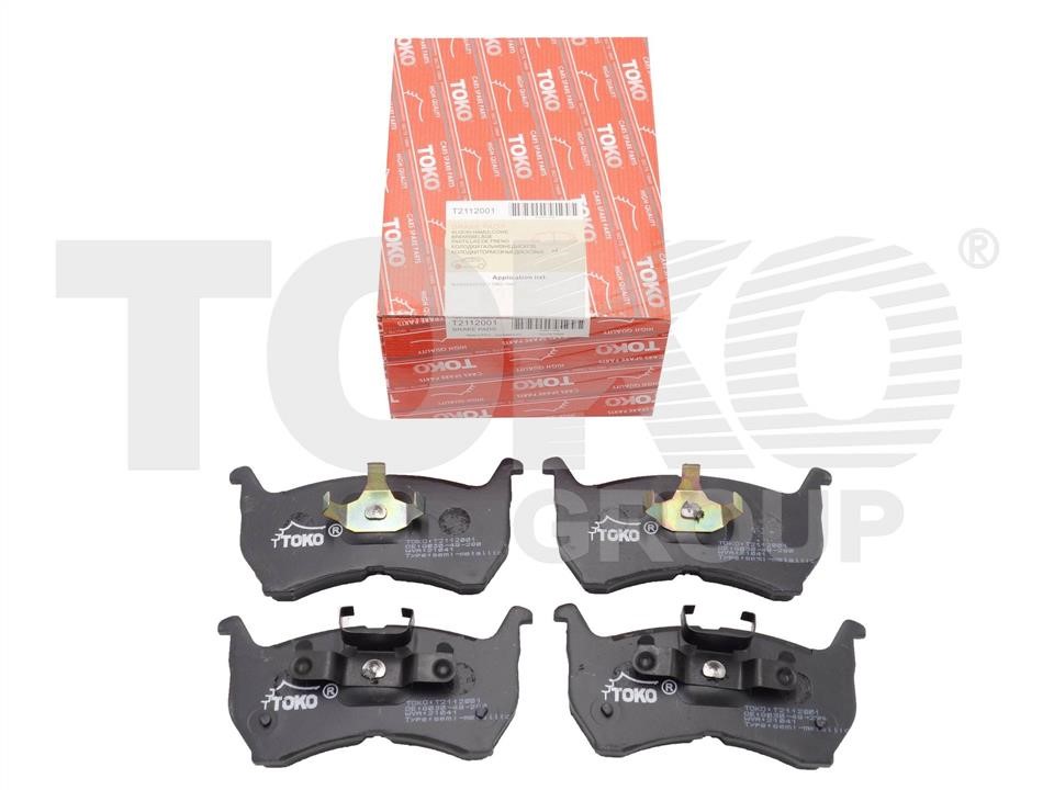 Toko T2112001 Front disc brake pads, set T2112001