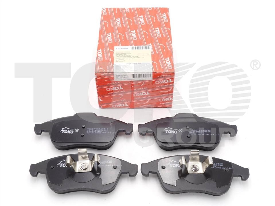 Toko T2146040 Front disc brake pads, set T2146040