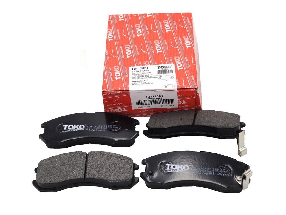 Toko T2112031 Front disc brake pads, set T2112031