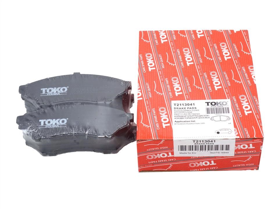 Toko T2113041 Front disc brake pads, set T2113041