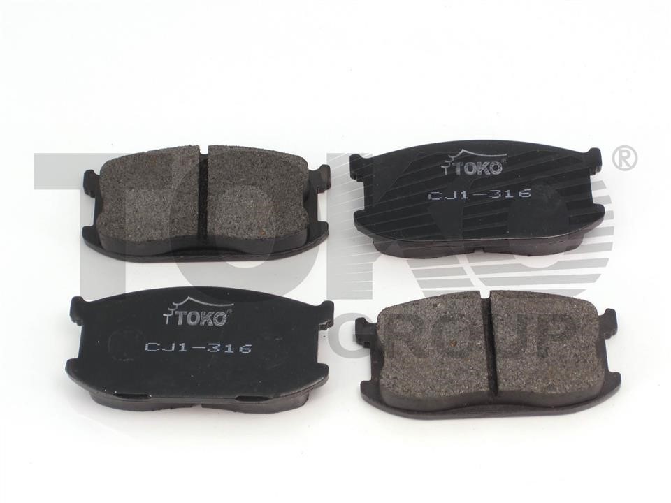 Toko T2112016 Front disc brake pads, set T2112016