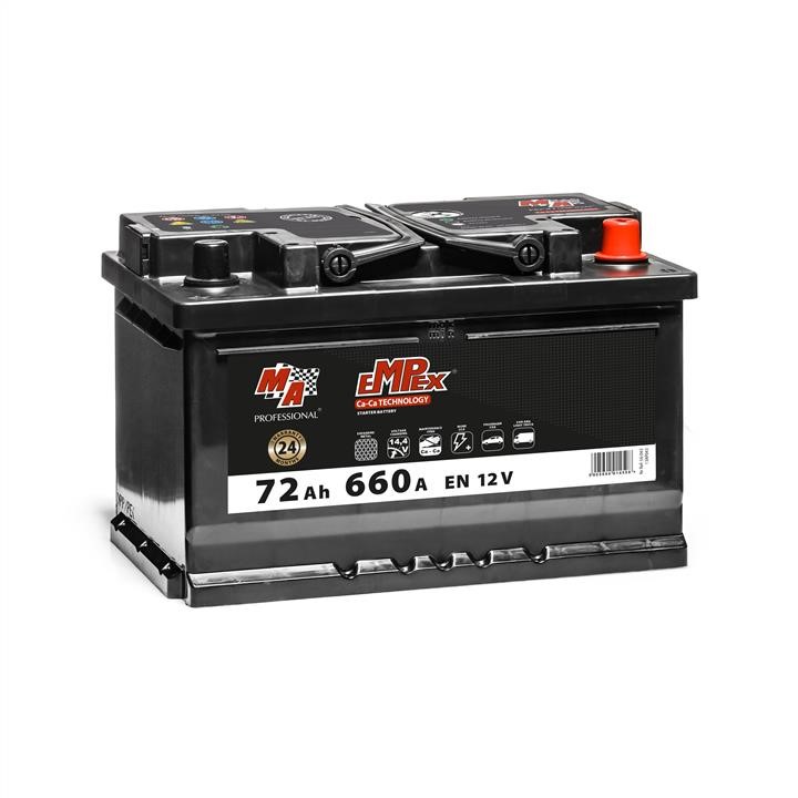 01450 Moje Auto Battery MA Professional EMPEX 12V 72Ah 660A(EN) R+