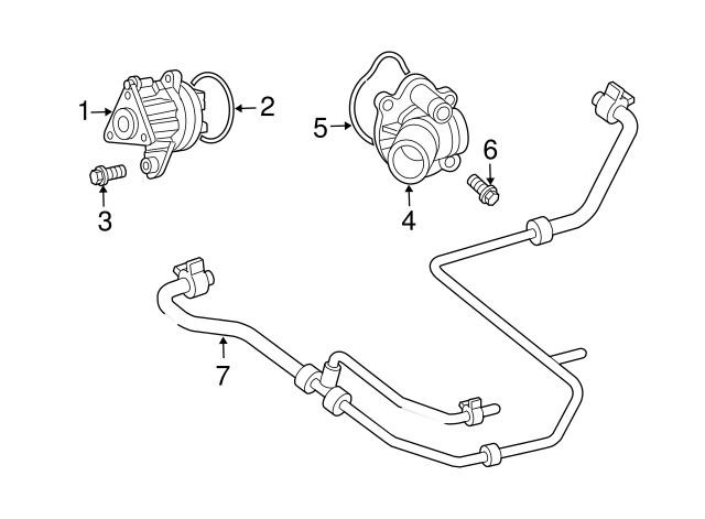 Coolant pump Mazda 1F70-15-100A