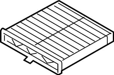 Air filter Mazda BDGF-61-J6X