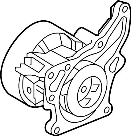 Mazda SH18-15-100 Coolant pump SH1815100