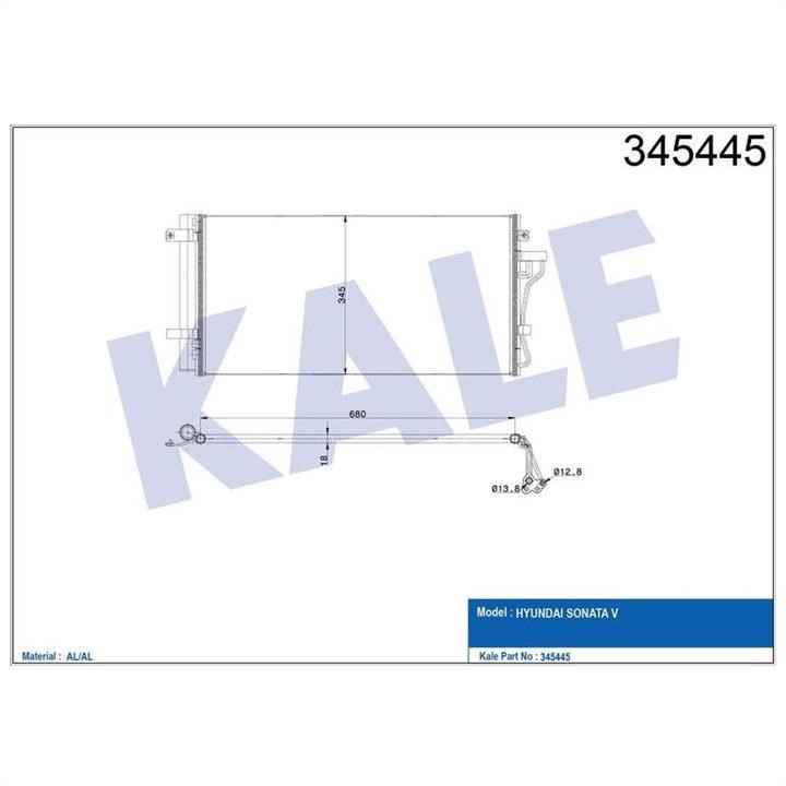 Kale Oto Radiator 345445 Cooler Module 345445