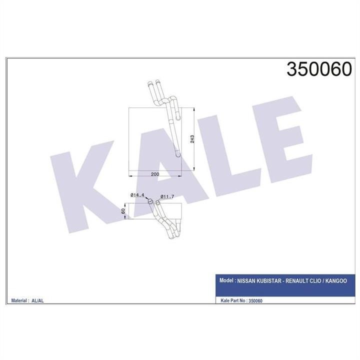 Kale Oto Radiator 350060 Dryer, air conditioner 350060