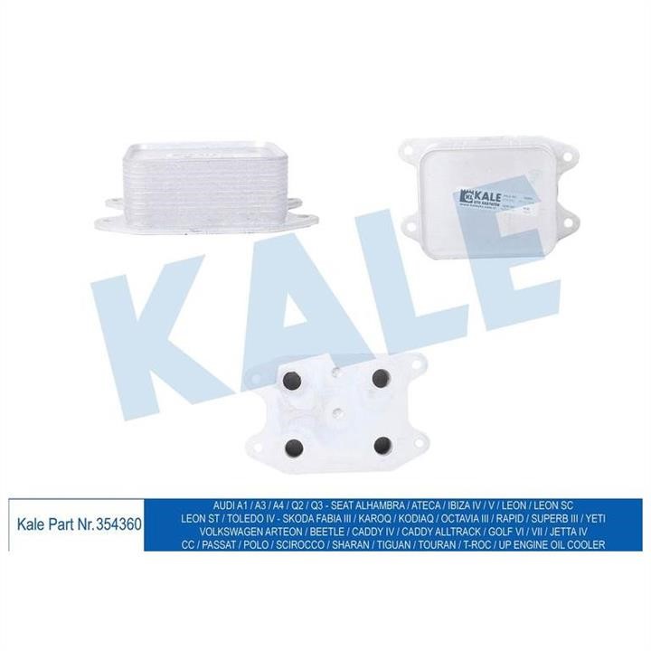 Kale Oto Radiator 354360 Oil cooler 354360