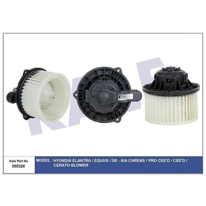 Kale Oto Radiator 355320 Fan assy - heater motor 355320
