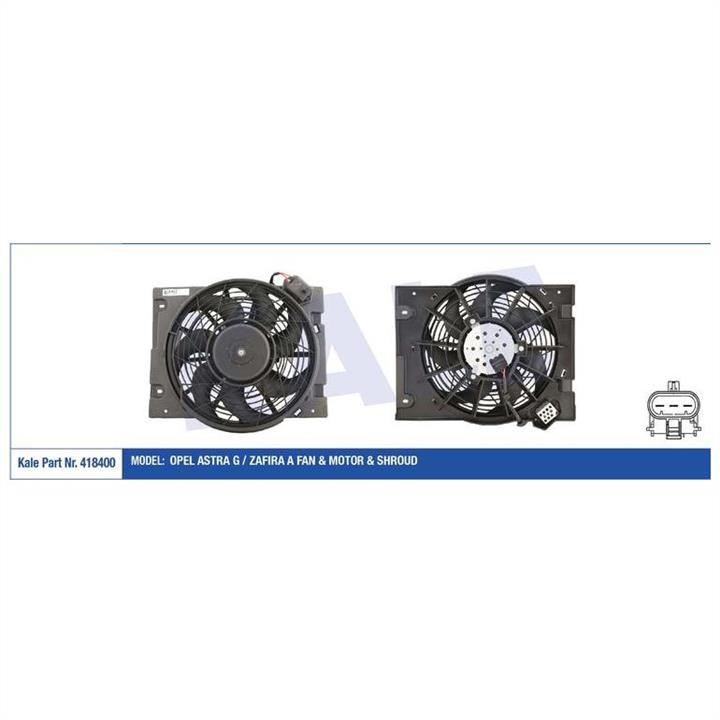 Kale Oto Radiator 418400 Hub, engine cooling fan wheel 418400