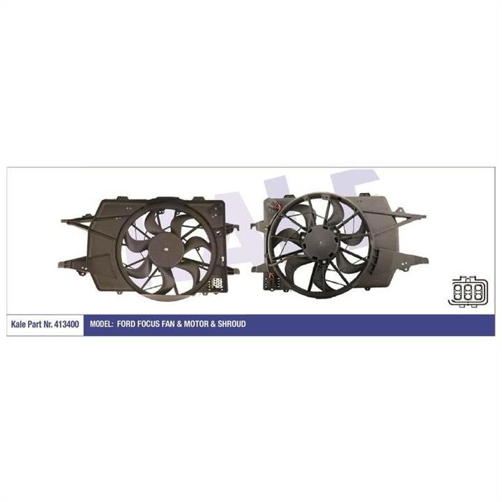 Kale Oto Radiator 413400 Hub, engine cooling fan wheel 413400