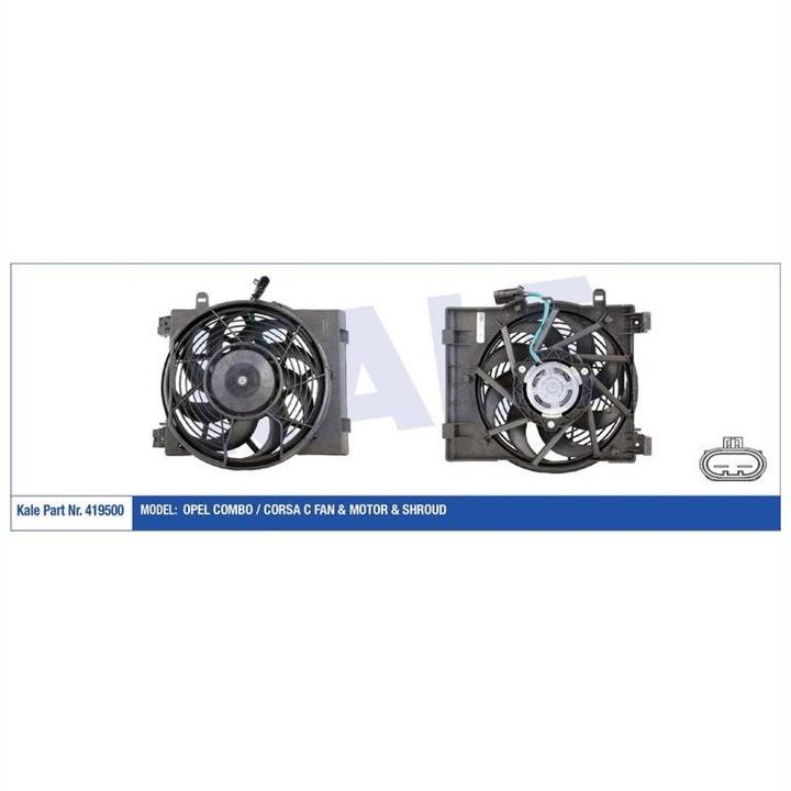 Kale Oto Radiator 419500 Hub, engine cooling fan wheel 419500