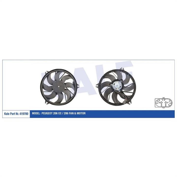 Kale Oto Radiator 419700 Hub, engine cooling fan wheel 419700