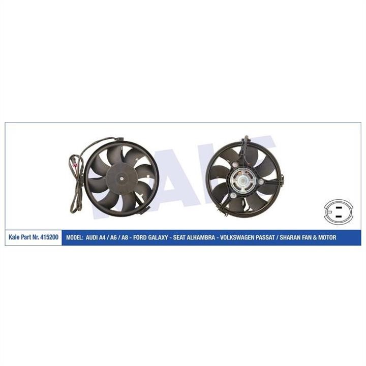Kale Oto Radiator 415200 Hub, engine cooling fan wheel 415200