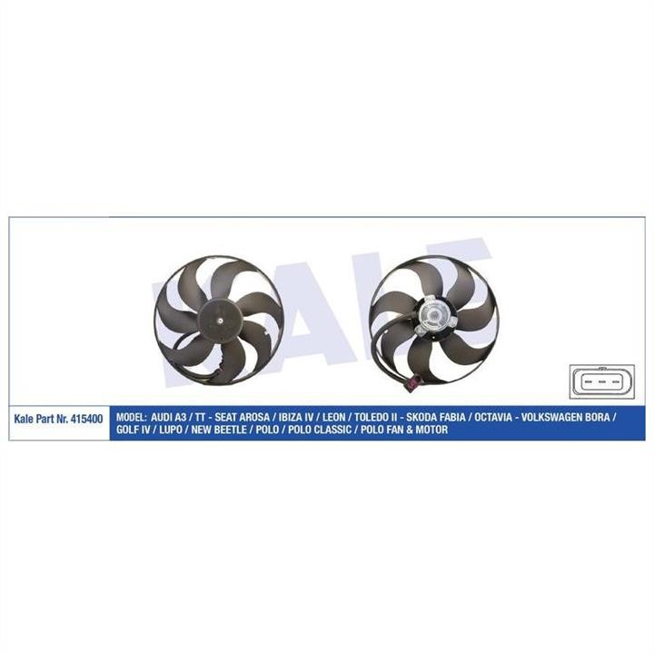 Kale Oto Radiator 415400 Hub, engine cooling fan wheel 415400