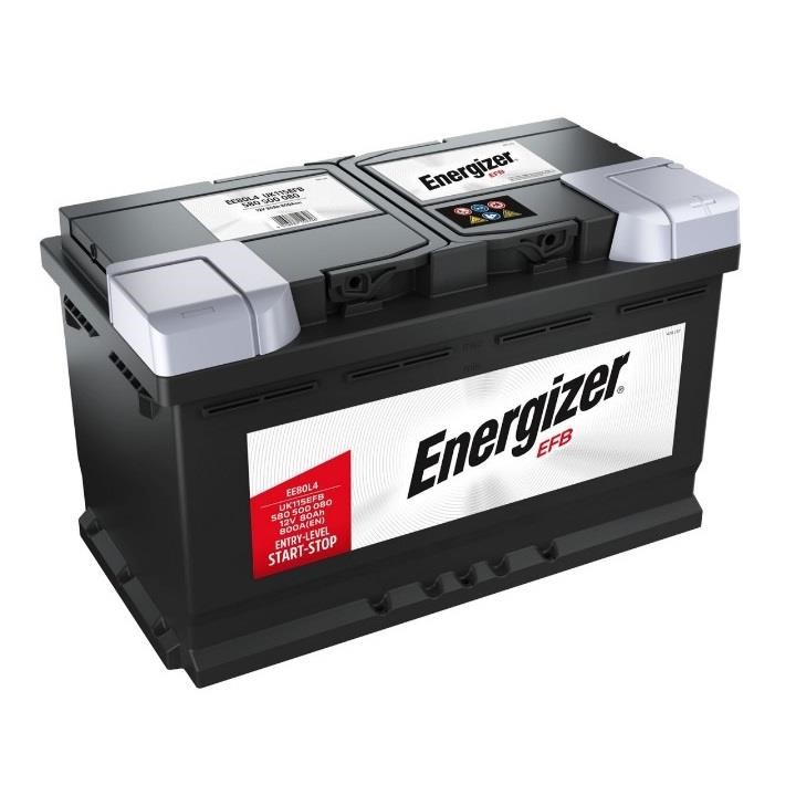 Energizer 580 500 080 Battery Energizer EFB Star-Stop 12V 80Ah 800A(EN) R+ 580500080