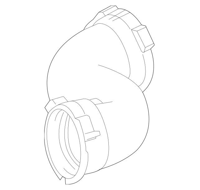 Intercooler hose Mercedes Sprinter: A9065283782 Mercedes Intercooler pipe, L