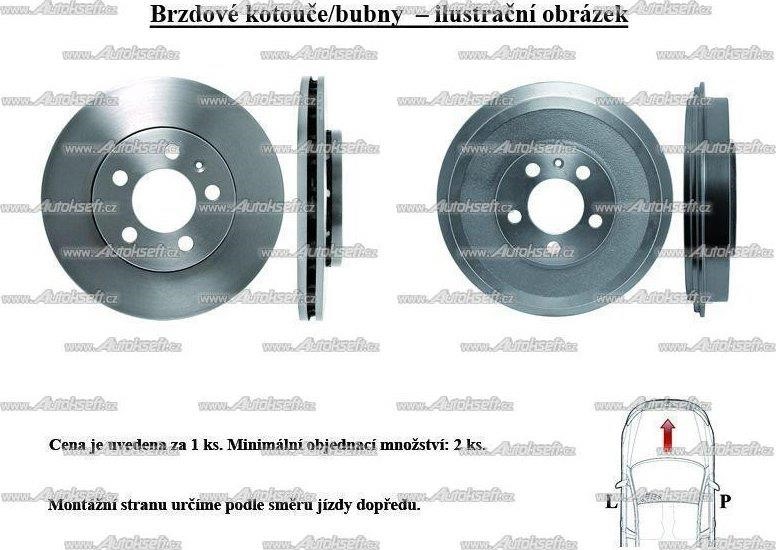 StarLine PB 20104 Ventilated disc brake, 1 pcs. PB20104