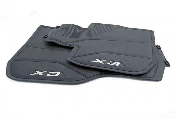 BMW 51 47 2 450 511 Floor mats, front BMW X3 (G01) 2017, black, 2 pcs. 51472450511