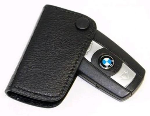 BMW 51 21 0 414 778 Leather Key Case, black 51210414778