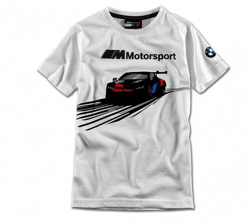 BMW 80 14 2 461 125 BMW M Motorsport T-shirt children's white, 152 cm 80142461125