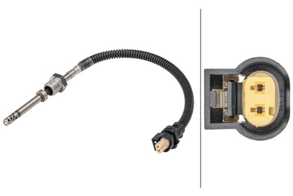 Exhaust temp sensor Mercedes GL-Class: 6PT358181671 Hella Exhaust gas temperature sensor