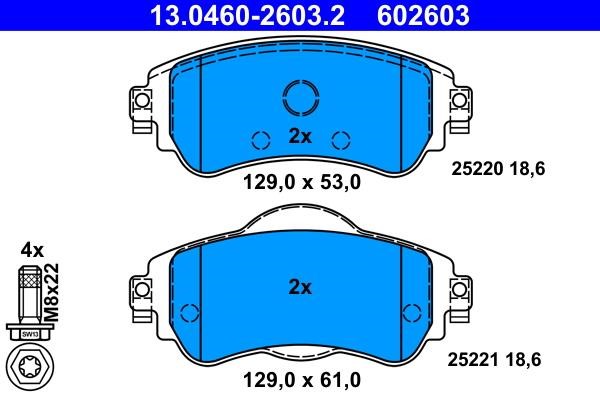 Ate Brake pad set – price 224 PLN