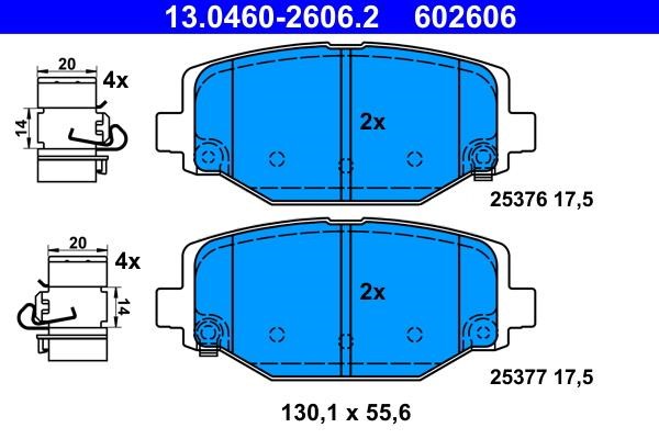 Ate Brake pad set – price [object Object] PLN