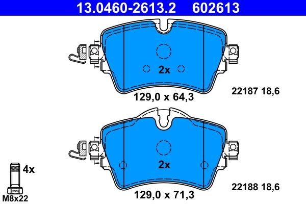 Ate Brake pad set – price 420 PLN