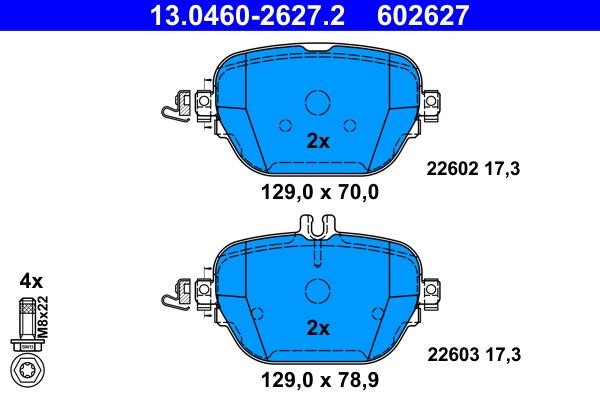 Ate Brake pad set – price 327 PLN