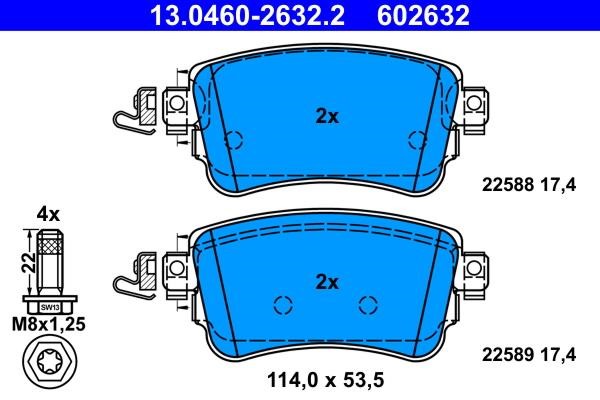Ate Brake pad set – price 209 PLN