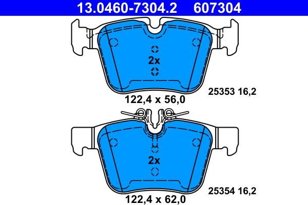 Ate Rear disc brake pads, set – price 200 PLN