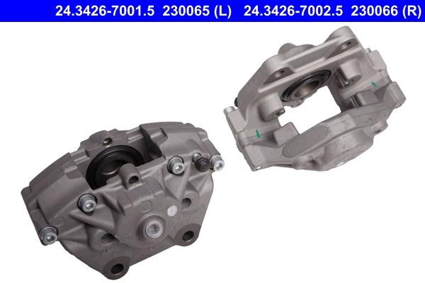 Brake caliper Mercedes S-Class: 24342670015 Ate Brake caliper