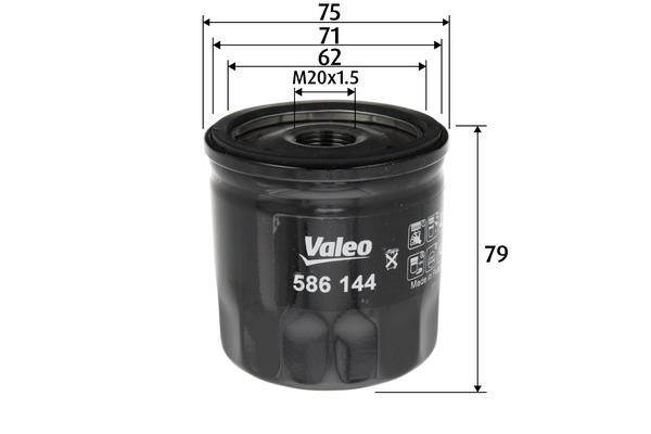 Valeo 586144 Oil Filter 586144