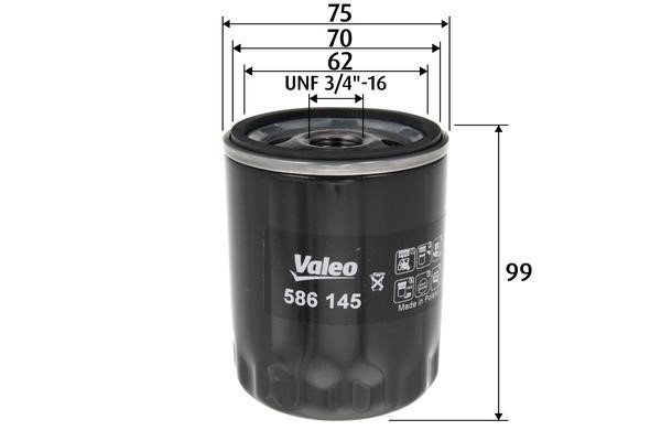 Valeo 586145 Oil Filter 586145