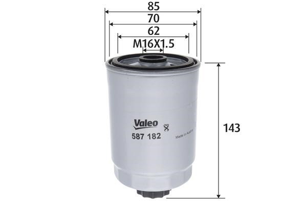 Valeo 587182 Fuel filter 587182