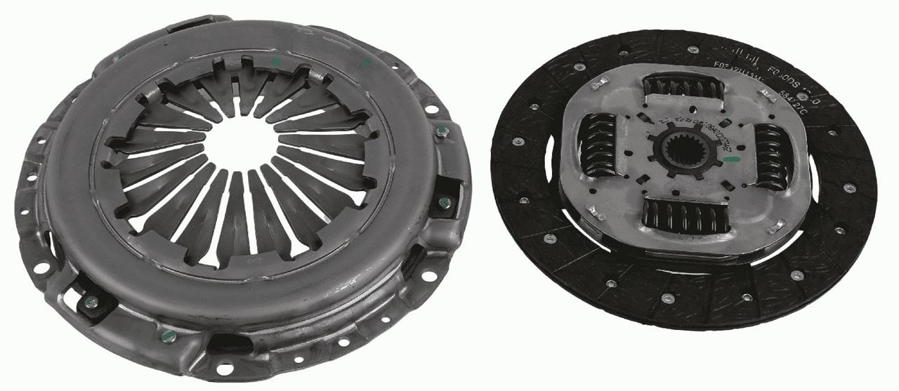 Car clutch kit Fiat Qubo: 3000950656 SACHS Clutch Kit
