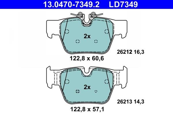 Ate Brake pad set – price [object Object] PLN