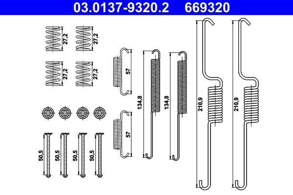 Ate Brake pad fitting kit – price [object Object] PLN