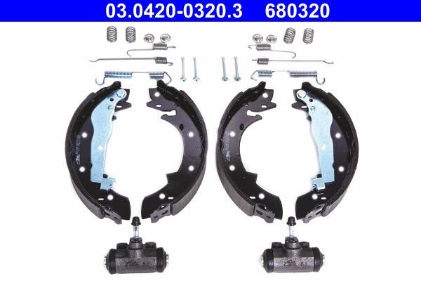 Ate 03.0420-0320.3 Brake shoe set 03042003203