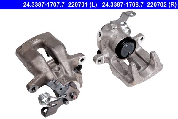 Ate 24.3387-1708.7 Brake caliper rear right 24338717087