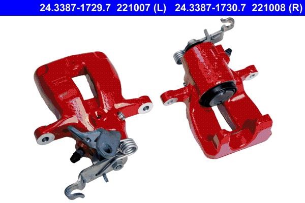 Ate 24.3387-1729.7 Brake caliper rear left 24338717297