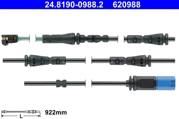 Ate Brake pad wear sensor – price 82 PLN